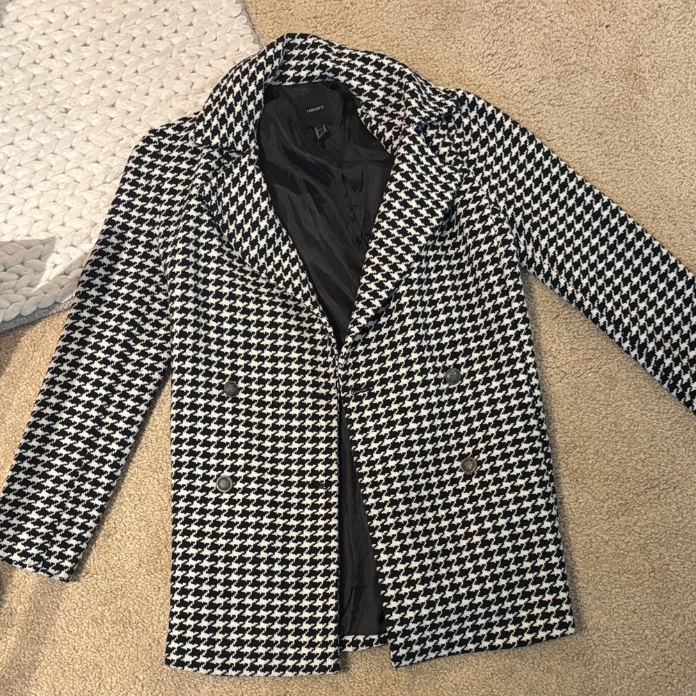 Houndstooth Peacoat - image 1